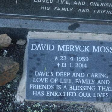 MOSS Meryck Neville 1933-1989 :: MOSS David Meryck 1959-2014