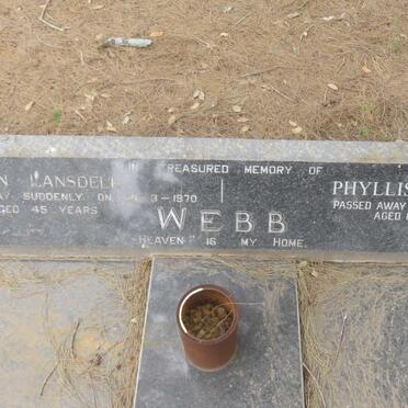 WEBB Brian Lansdell -1970 &amp; Phyllis KARG -2010