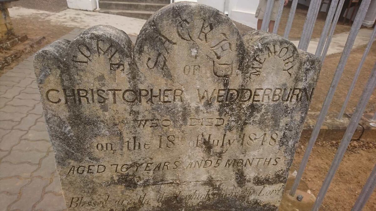 WEDDERBURN Christopher -1848