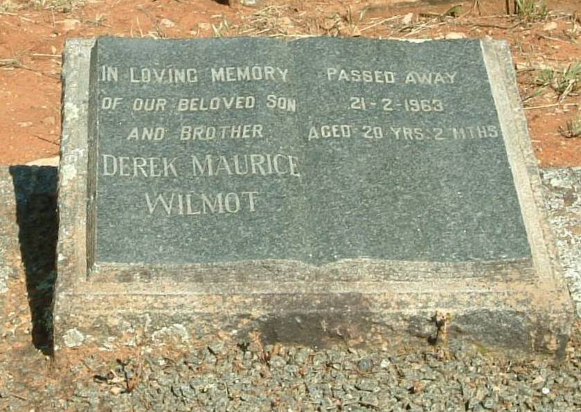 WILMOT Derek Maurice -1963