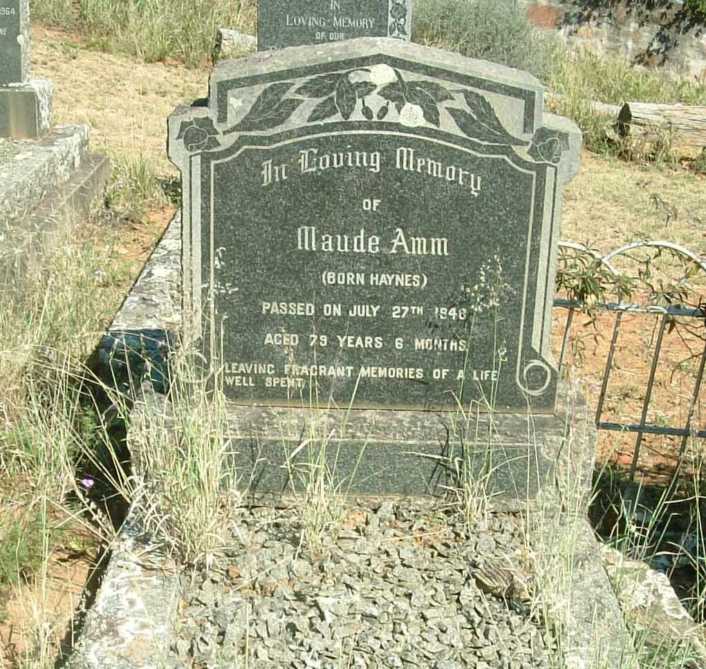 AMM Maude nee HAYNES -1948