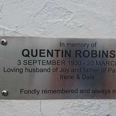 ROBINSON Quentin 1930-1984 