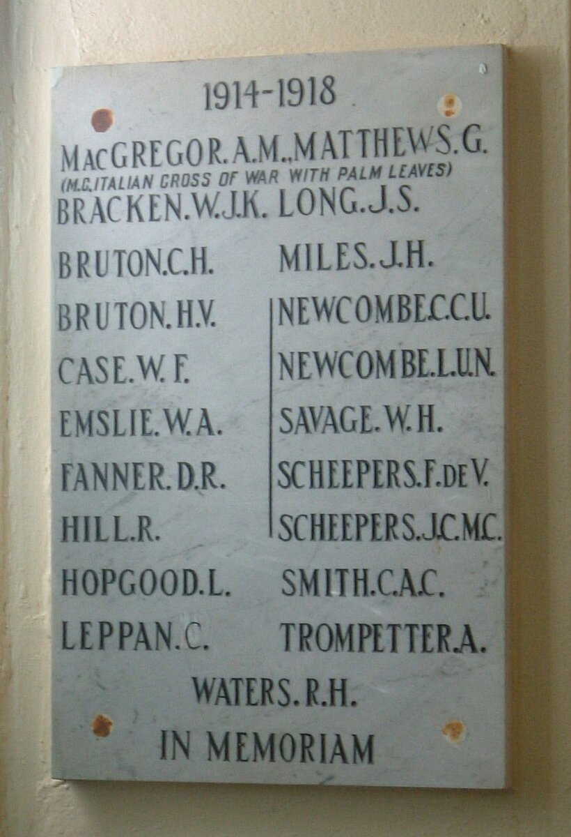 3. WW1 Memorial plaque