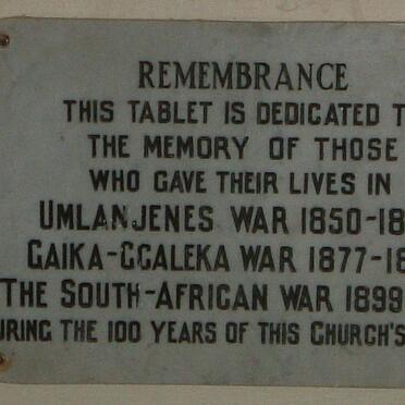 2. War memorial plaque