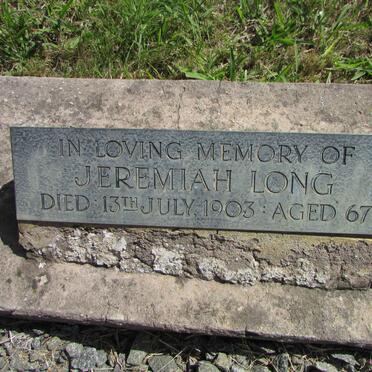 LONG Jeremiah -1903