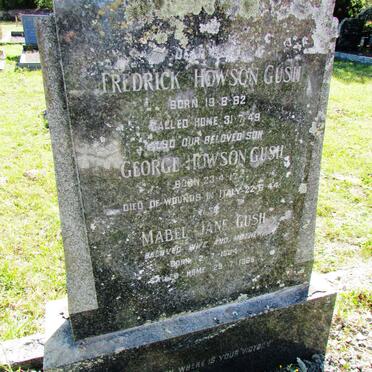 GUSH Fredrick Howson 1882-1949 &amp; Mabel Jane 1884-1965 :: GUSH George Howson 1917-1944