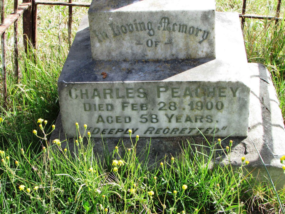 PEACHEY Charles -1900