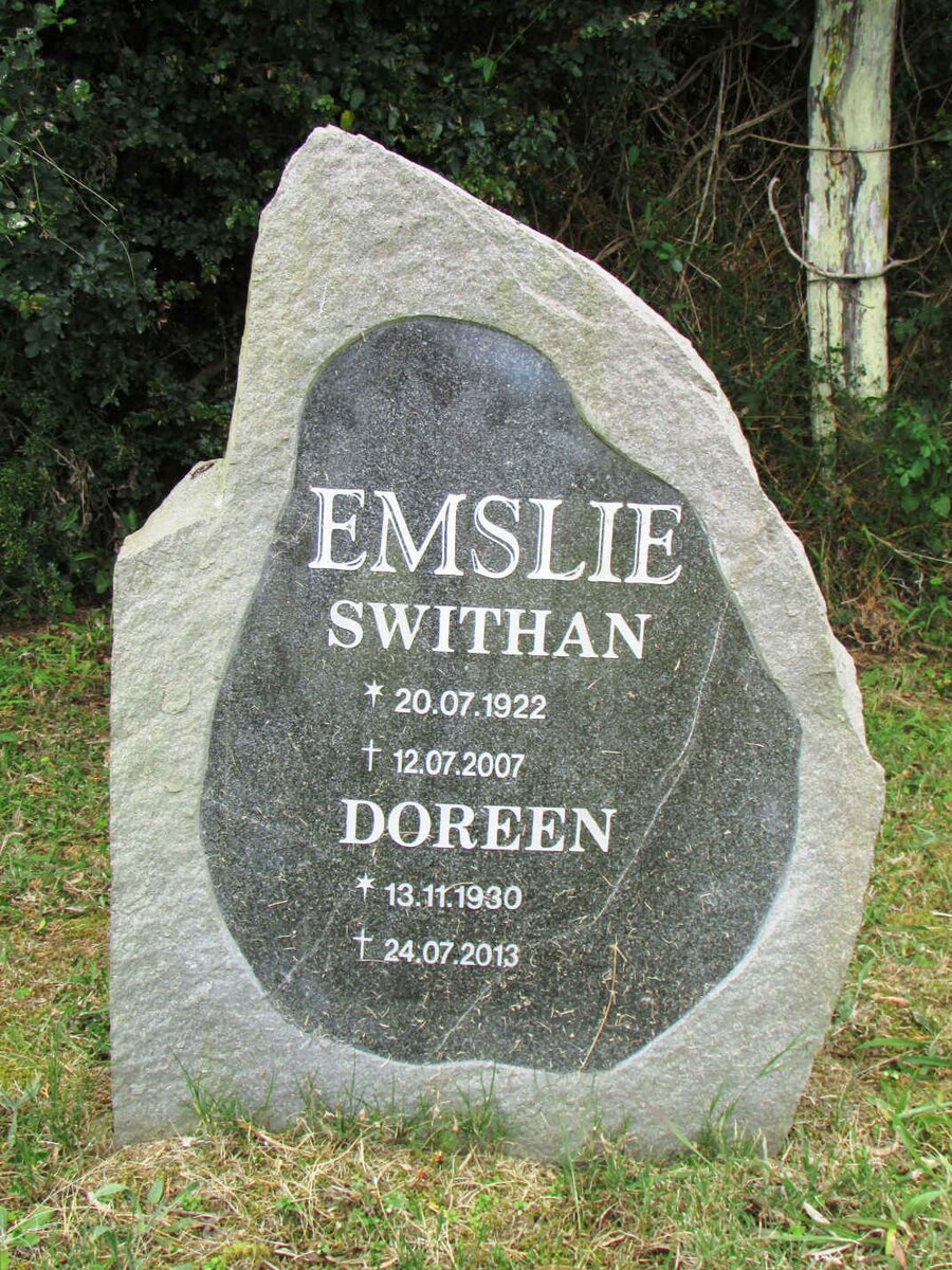 EMSLIE Swithan 1922-2007 &amp; Doreen 1930-2013