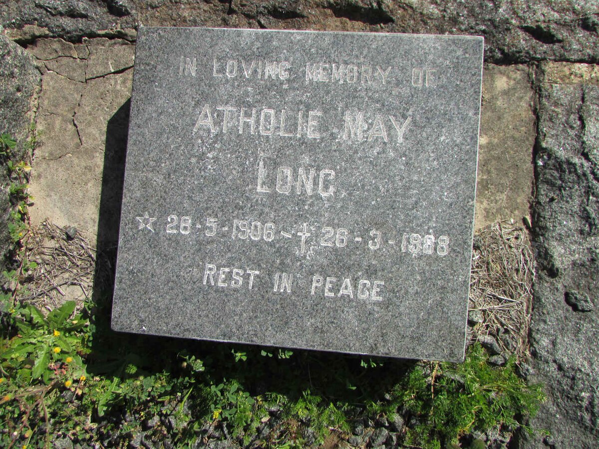 LONG Atholie May 1906-1988