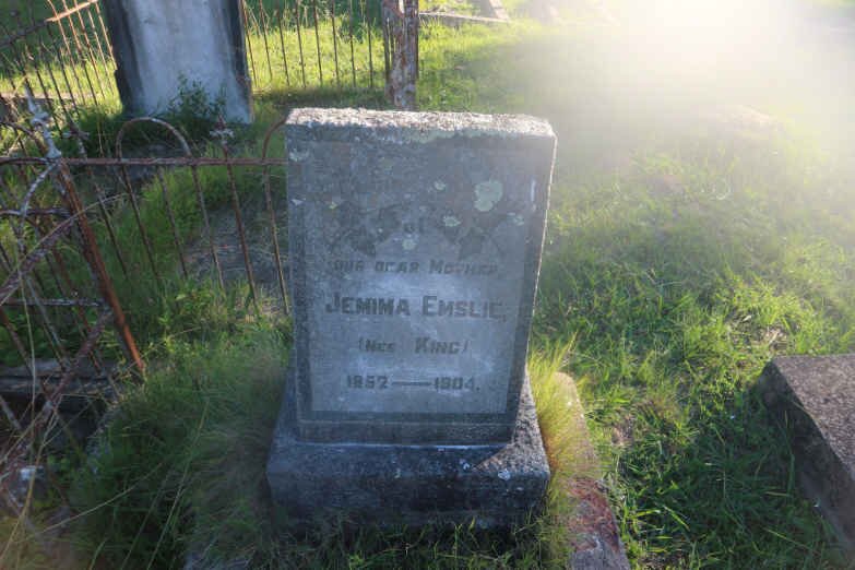 EMSLIE Jemima nee KING 1852-1904