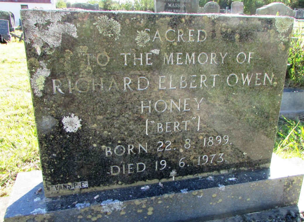 HONEY Richard Elbert Owen 1899-1973