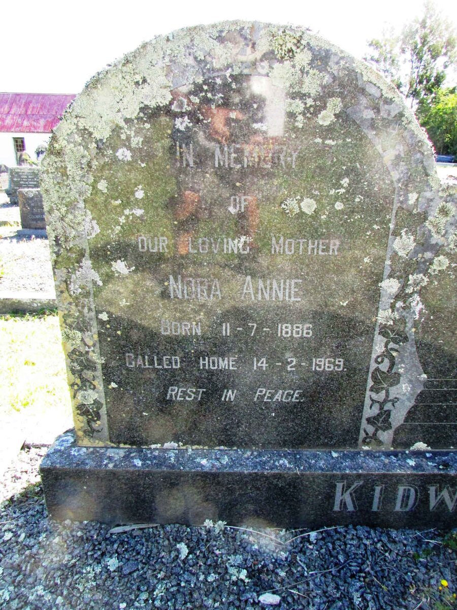 KIDWELL Nora Annie 1886-1969