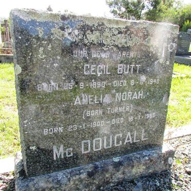 McDOUGALL Cecil Butt 1890-1948 &amp; Amelia Norah TURNER 1900-1980