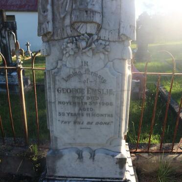 EMSLIE George -1906 &amp; Helen LONG -1919