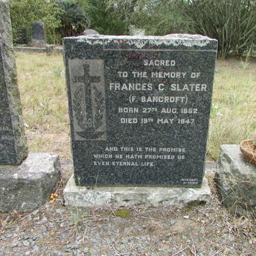 SLATER Frances C. 1862-1947