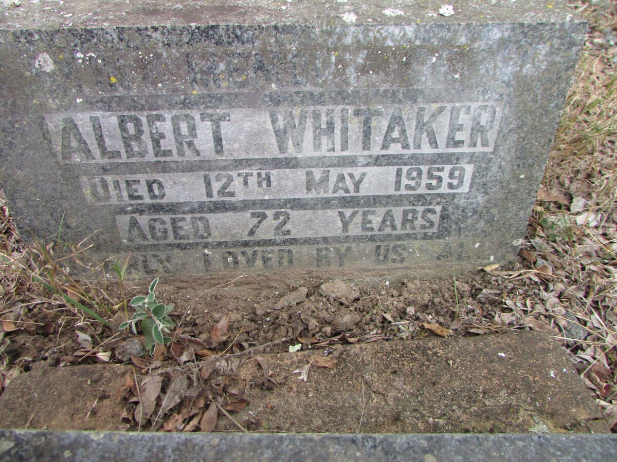 WHITAKER Albert -1959