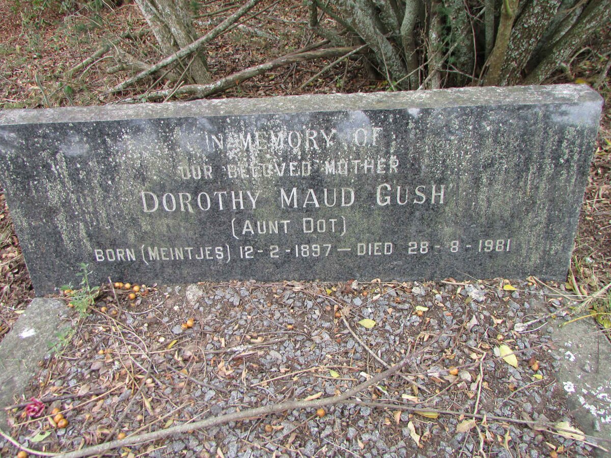 GUSH Dorothy Maud nee MEINTJES 1897-1981