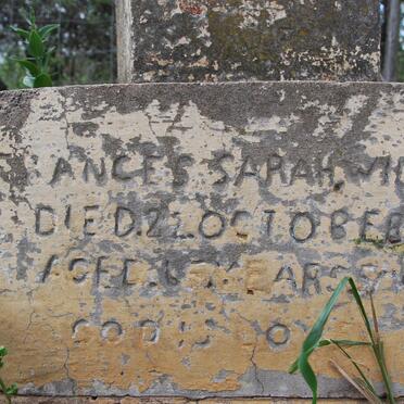 Eastern Cape, ALBANY district, Koodoo Kop 211, Trompettersdrif, farm cemetery