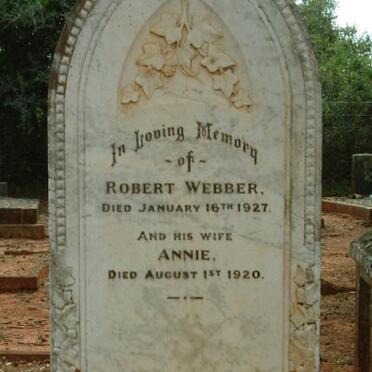 WEBBER Robert -1927 :: WEBBER Annie -1920