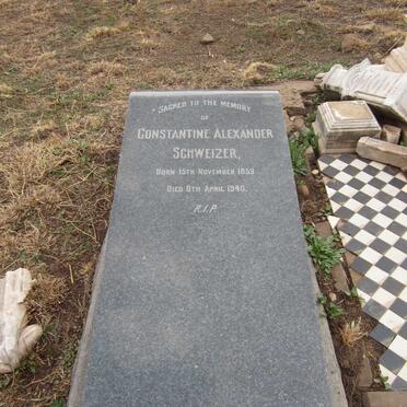 SCHWEIZER Constantine Alexander 1859-1940