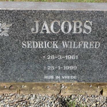 JACOBS Sedrick Wilfred 1961-1999
