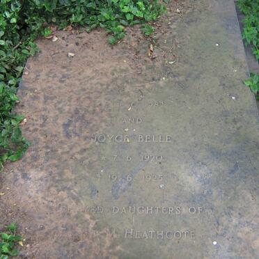 HEATHCOTE Esme Helen 1913-1982 :: HEATHCOTE Joyce Belle 1920-1925