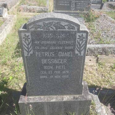 BESSINGER Petrus Daniel 1878-1952