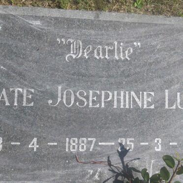 LUYT Kate Josephine 1887-1966