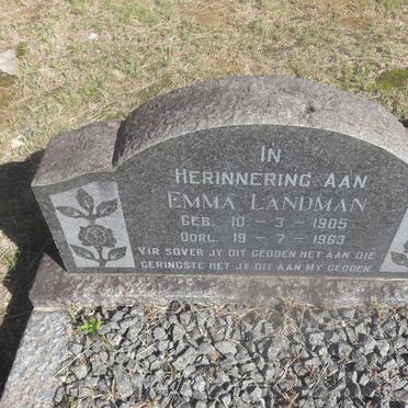 LANDMAN Emma 1905-1963