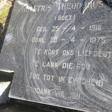 MÜLLER Ignatius Theodorus 1918-1975 &amp; Christina DU TOIT 1919-1998 