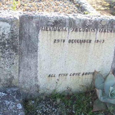 MALAN Hendrik Jacobus -1943