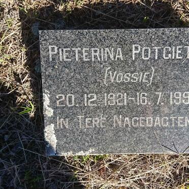 POTGIETER Pieterina 1921-1994