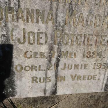 POTGIETER Johanna Magdalena 1884-1938