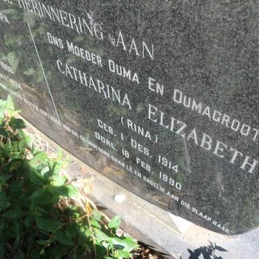 POTGIETER Johan Jacob 1908-1974 &amp; Catharina Elizabeth 1914-1990