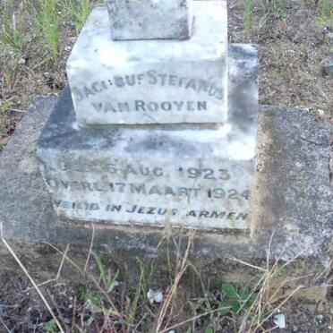 ROOYEN Jacobus Stefanus, van 1923-1924