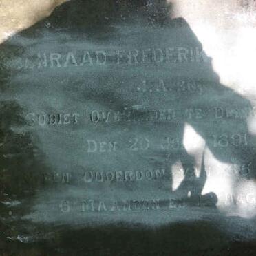 SCHEEPERS Coenraad Frederik -1891