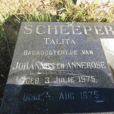 SCHEEPERS Talita 1975-1975