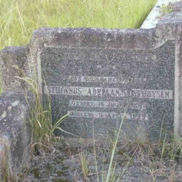 OOSTHUYSEN Stefanus Adriaan 1887-1935 &amp; Martha Maria VAN ROOYEN 1893-1948