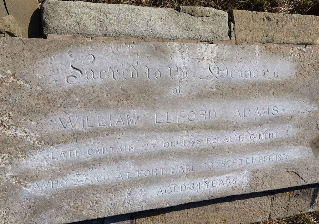 ADAMS William Elford -1856