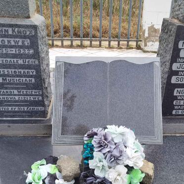 BOKWE John Knox 1855-1922 & Maria Nobantu Tinise SOPOTELA 1870-1952