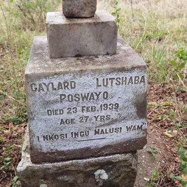 POSWAYO Gaylard Lutshaba -1939