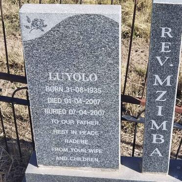 MZIMBA Luyolo 1935-2007