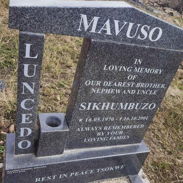MAVUSO Luncedo Sikhumbuzo 1970-2001