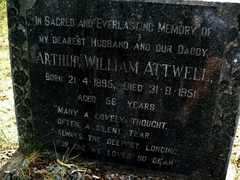 ATTWELL Arthur William 1895-1951