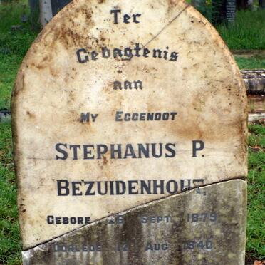 BEZUIDENHOUT Stephanus P. 1879-1940