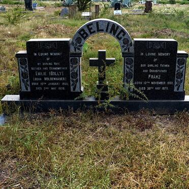 BELING Franz 1903-1975 &amp; Emilie MOLDENHAUER 1900-1970