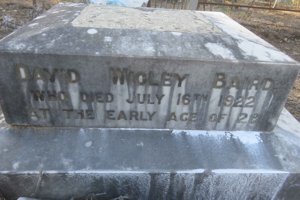 BAIRD David Wigley -1922