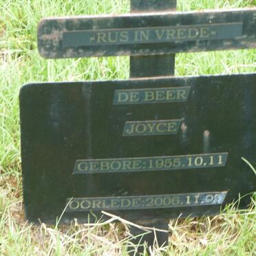 BEER Joyce, de 1955-2006