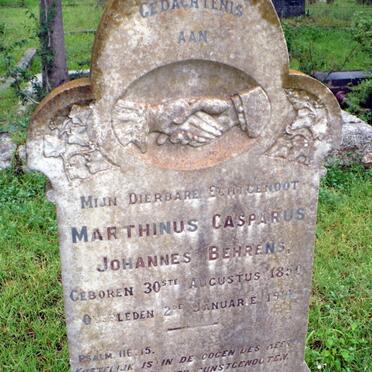 BEHRENS Marthinus Casparus Johannes 1850-1914