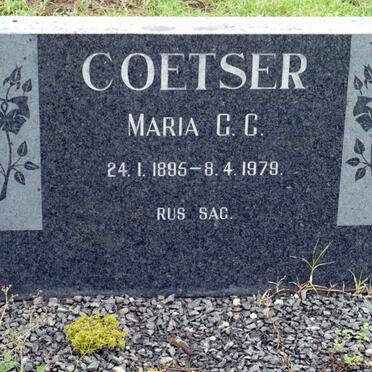 COETSER Maria G.C. 1895-1979